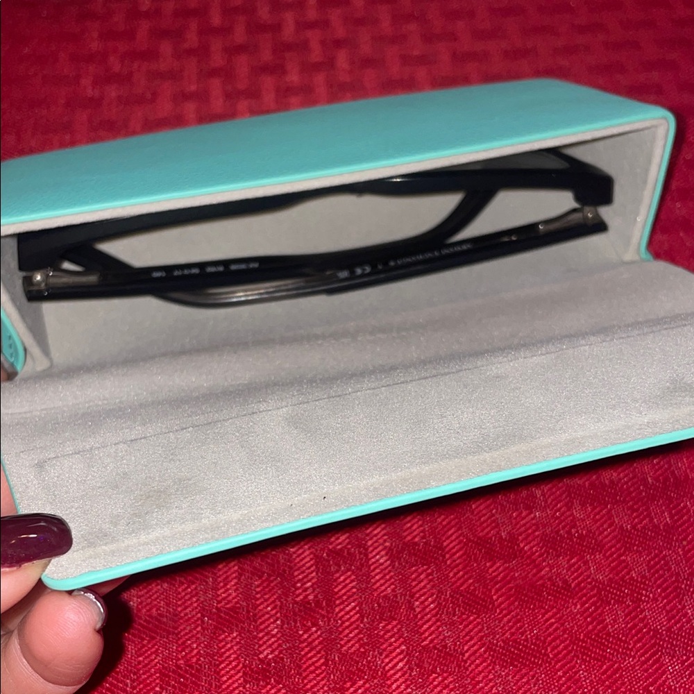 Tiffany & Co. Turquoise Leather Wallet - Picture 2 of 8